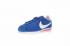 Nike Classic Cortez Azul Rosa Blanco Zapatos para correr casuales para mujer 749864-400