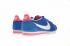 Nike Classic Cortez Azul Rosa Blanco Zapatos para correr casuales para mujer 749864-400