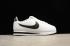 Nike Classic Cortez Deri Beyaz Siyah Günlük Ayakkabılar 807471-101,ayakkabı,spor ayakkabı