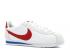 Nike Classic Cortez Nylon Premium Forrest Gump White Varsity Red 876873-101