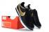 Nike Classic Cortez Nylon Prm Couro Preto Metálico Ouro 807472-012