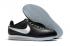 Nike Classic Cortez Nylon Prm Kulit Hitam Metalik Perak 807472-018
