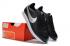 Nike Classic Cortez Nylon Prm Kulit Hitam Metalik Perak 807472-018
