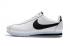 Nike Classic Cortez Naylon Prm Deri Beyaz Siyah Günlük 807471-172,ayakkabı,spor ayakkabı