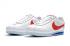 Nike Classic Cortez Nylon Prm Leather לבן כחול אדום קז'ואל 807471-173