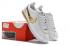 Nike 經典 Cortez 尼龍 Prm 皮革白色金屬金色休閒鞋 807471-171