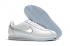 Nike Classic Cortez Nylon Prm Couro Branco Metálico Prata Casual 807472-019