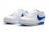 Nike Classic Cortez Nylon Prm Kulit Putih Royal Blue Kasual 807472-014