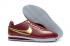 Nike Classic Cortez Nylon Prm Kulit Anggur Merah Metalik Emas Putih 807472-671