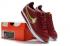 Nike Classic Cortez Nylon Prm Couro Vinho Vermelho Metálico Ouro Branco 807472-671