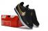 Nike Classic Cortez SE Prm Kulit Hitam Metalik Bordir Emas 807473-006