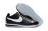 Nike Classic Cortez SE Prm Leather Noir Blanc Broderie 807473-002