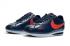 Nike Classic Cortez SE Prm Leather Midnight Navy Embroidery 807473-005