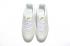Nike Classic Cortez SE Prm Couro Branco Creme Metálico Dourado Casual AA1438-100