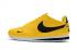 Nike Classic Cortez SE Prm Kulit Kuning Hitam Bordir 807473-700