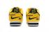 Nike Classic Cortez SE Prm Leather Yellow Black Embroidery 807473-700 ,