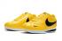 Nike Classic Cortez SE Prm Leather Yellow Black Embroidery 807473-700