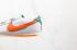 Nike Classic Cortez Bílá Oranžová Zelená Dětské Boty CJ6106-106