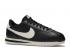 Nike Cortez Basic Leather สีขาว สีดำ Silver Metallic 819719-012