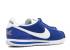 Nike Cortez Basic Nylon Prem Long Strandblauw Wit Koninklijk Goud Metallic 902804-400