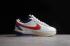 Sacai x Nike Cortez Vit Röd Marinblå DQ0581-100