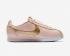 Nike Classic Cortez Arctic Orange Metallic Gold White Womens Shoes 807471-800