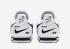 Femmes Nike Classic Cortez Premium Swoosh Blanc Noir Chaussures Pour Hommes 807480-104