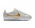Damskie Buty Damskie Nike Classic Cortez White Metallic Gold 807471-106