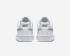 sapatos femininos Nike Court Royale branco metálico prata 749867-100