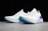 נעלי ריצה של Nike EPIC React Flyknit לבן כחול AQ0067-101