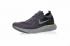 Nike Epic React Flyknit Gris Noir Or Chaussures de course AQ0067-009
