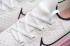 Scarpe da corsa da donna Nike Epic React Infinity Run Flyknit Bianche Rosa Rose CD4372-106