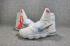 Sepatu Gaya Hidup Desain Nike X Putih Putih Oranye AJ4578-100