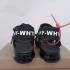 Off White X Nike Design Hommes Sandales Chaussures Noir Tout