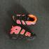 NIKE Donna AIR MORE UPTEMPO HOT PUNCH Nero Pesca Rosso