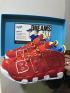 Nike Air More Uptempo Basketball Chaussures Homme Rouge Or