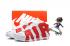 Nike Air More Uptempo Kinderschuhe in Rot, Weiß, Silber