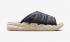 Nike Air More Uptempo Slide Black Sanddrift Iridescent FB7802-001