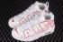 Sepatu Nike Air More Uptempo GS White Varsity Red Pink DJ5988-100 Wanita