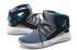 Nike Air Flight Huarache Chaussures de basket-ball pour Homme Bleu Gris Blanc