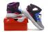 Nike Air Flight Huarache Chaussures de basket-ball pour Homme Gris Violet Bleu 880856-100