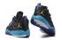 Nike Jordan CP3 IX 9 Hornets Chaussures de basket-ball pour hommes Blk Blue Lag Laser Orange 810868-035