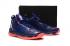 Nike Jordan Super Fly 5 Men Basketball Shoes Sneaker Purple Blue Orange