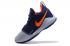 Nike Zoom PG 1 Paul George Herren Basketballschuhe Royalblau Grau Orange 878628