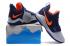 Nike Zoom PG 1 Paul George Sepatu Basket Pria Royal Blue Grey Orange 878628