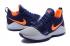 Nike Zoom PG 1 Paul George Heren Basketbalschoenen Koningsblauw Grijs Oranje 878628