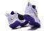Nike Zoom PG 1 Paul George รองเท้าบาสเก็ตบอลผู้ชาย สีขาว Deep Purple Gold 878628