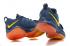 Мужские баскетбольные кроссовки Nike Zoom PG 1 темно-синие оранжевые 878628-410