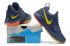 Мужские баскетбольные кроссовки Nike Zoom PG 1 темно-синие оранжевые 878628-410