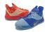 Nike PG 3 NASA EP Mandarin Duck EYBL Azul Vermelho Paul George Tênis de basquete BQ6242-064